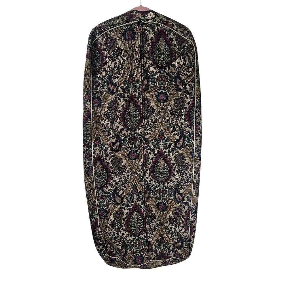 Vintage Hartmann Garment‎ Bag Tapestry Paisley Flame Luggage Travel Vacation
